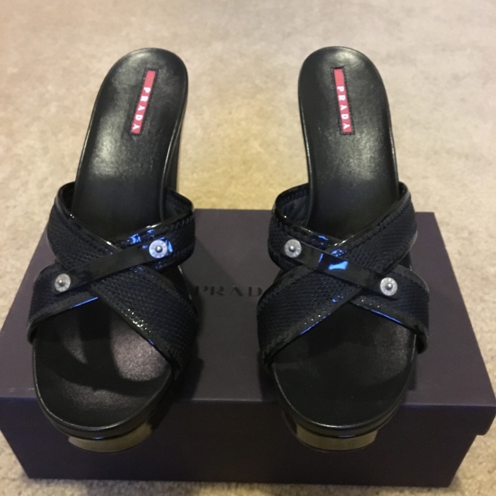 Women’s Prada Wedge Sandal - Picture 3 of 8